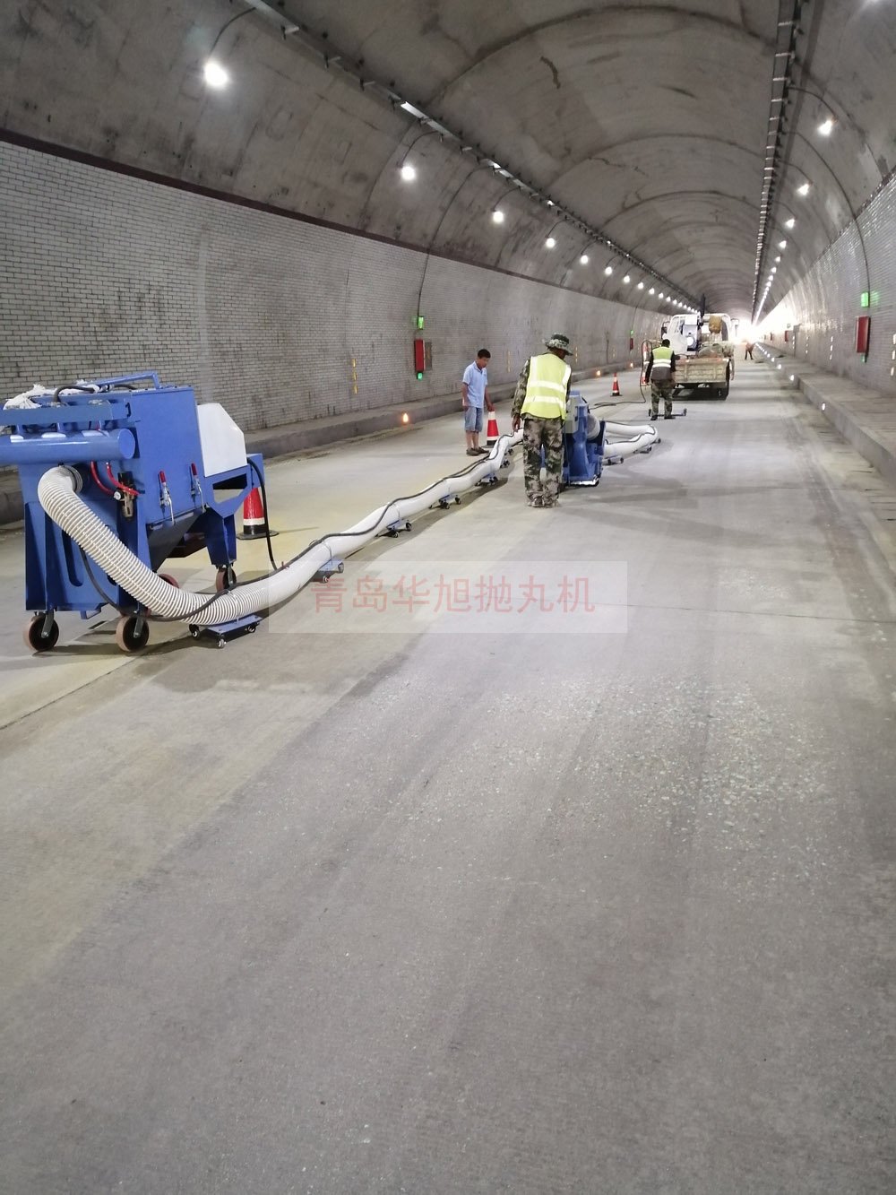 路面粗化打砂設備